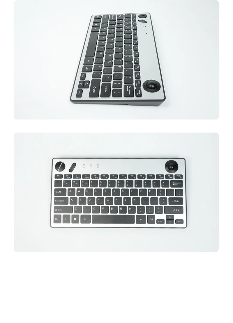 وحدة تحكم بلوحة مفاتيح الألعاب اللاسلكية بلوتوث مع وظيفة ماوس كرة التتبع وحدة تحكم ألعاب USB عصا التحكم للوحة المفاتيح #6