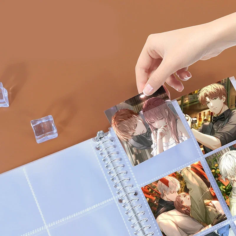 26 Holes Small Card Flipchart Protective Sleeve B5 Inside Ticket Stubs Tickets Flipchart Organiser Transparent Flipchart Holder