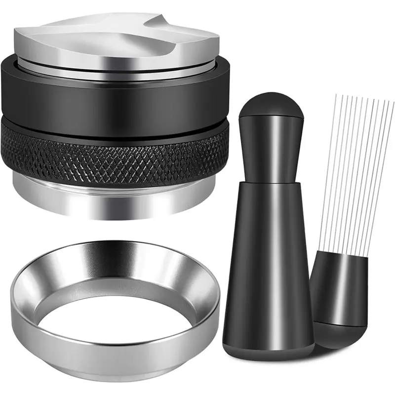 a97t-espresso-accessories-kit-54mm-coffee-distributor-tamper-leveler-wdt-tool-and-dosing-funnel-set