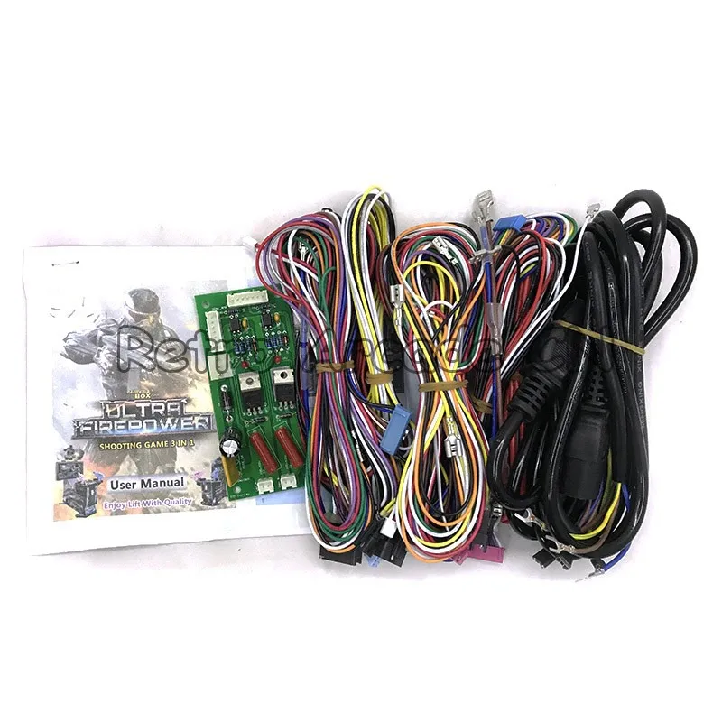 3 in 1 Arcade Aliens Farcry HOD3 Kits with motherboard shooting guns for DIY Arcade Simulator Shooting game machine