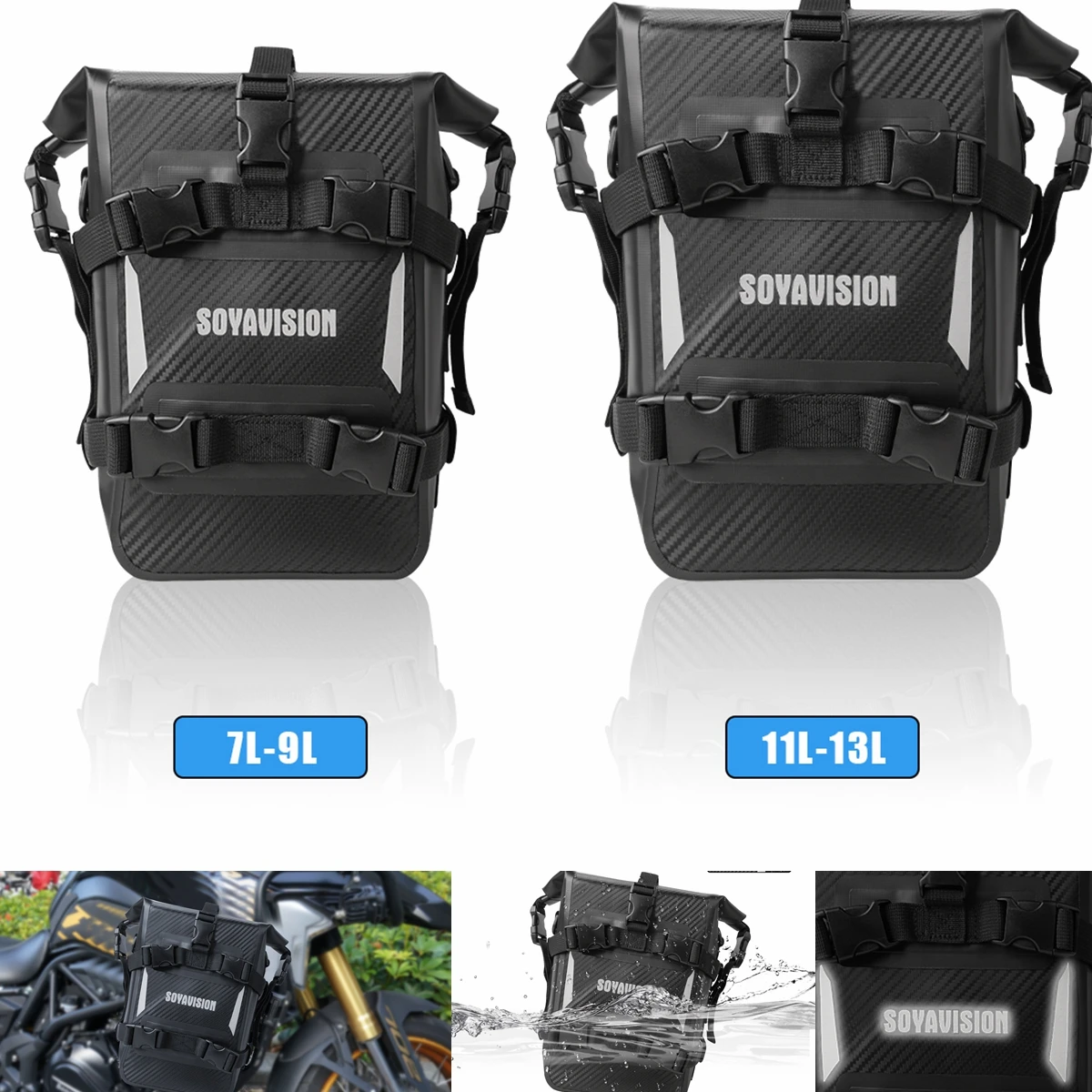 Sacoche de protection pour cadre de moto VOGE DS525X DS 525 X DSX 900 DS900X DS 900 X, sacoche étanche pour outils de réparation