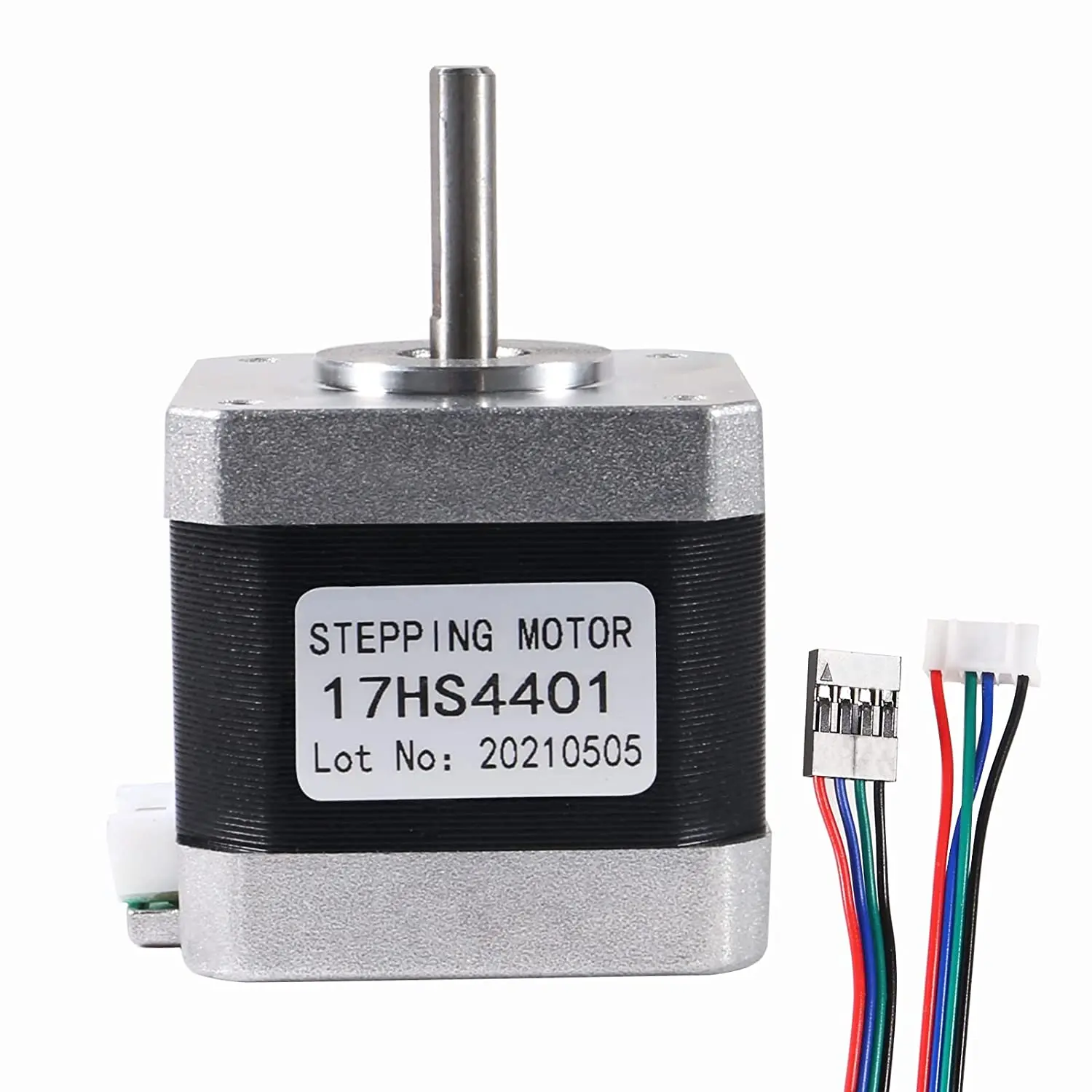 Nema 17 Stepper Motor 17HS4401 2 Phase Step Motor 1.5A 59.5oz.in(42Ncm) 42BYGH 1.8 Degree 4-Wire 1M Dupont Long Cable