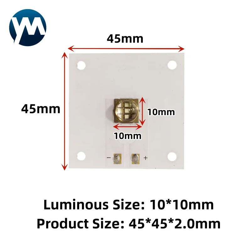 27W UV LED Module  9090  uv lamp chip 365nm 385nm 395nm 405nm UV Curing Lamp uv light for inkjet printer