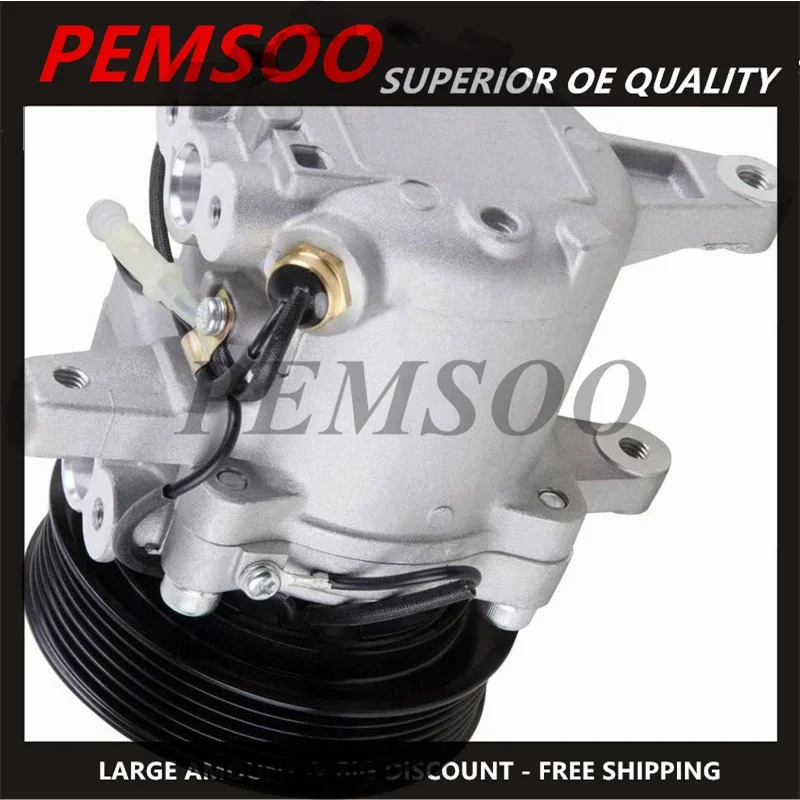 1 pz nuovo compressore aria condizionata auto SV07E per Kubota Daihatsu Hijet Move Copen 447280-3050 447280-3080