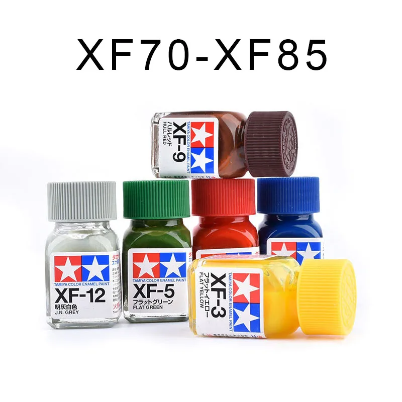 Tamiya XF70-XF85แบนเคลือบสี10มล. สำหรับ DIY รถถังทหารเรือโมเดลทหารทำสีเครื่องมือสร้างแบบจำลอง