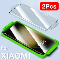 2Pcs For Xiaomi 15 14 13 Ultra 12s Pro 10 11 Civi Galaxy Explosion-proof Screen Protector Protective With Install Kit Not Glass