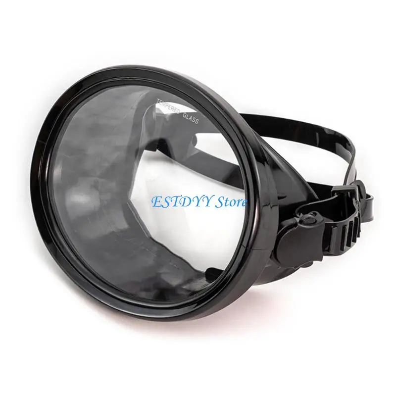 

G6DE Diving Goggles Oval Antifog Goggles Tempered Glass Antileak Diving Mask