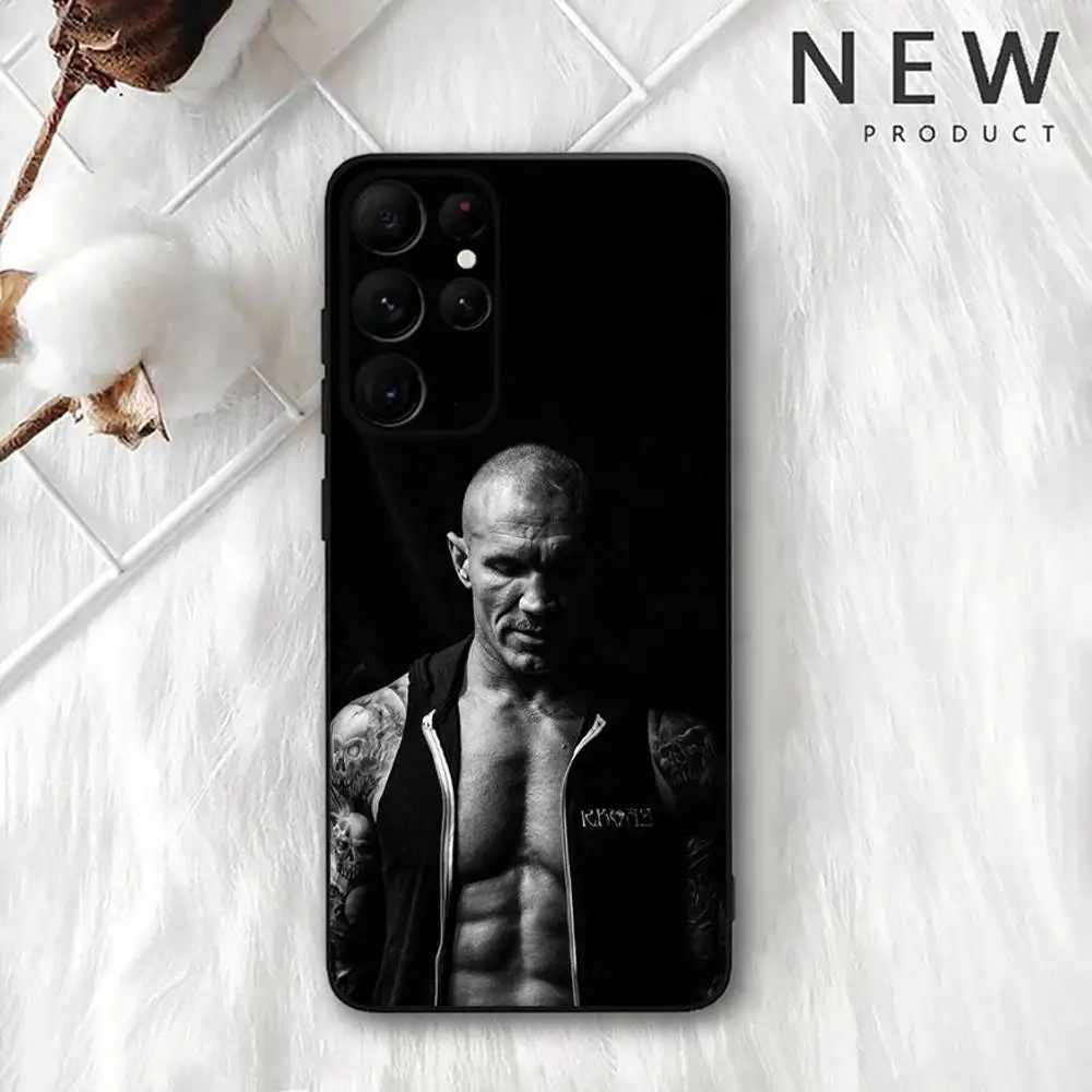 Étui de téléphone Randy Orton pour Samsung S 25,24,23,22,30,21,10,9,Ultra,Plus,Lite,FE,4,5G, coque souple noire
