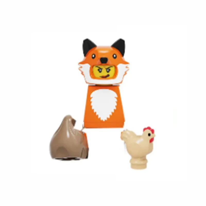 Disney-Serie Cartoon-Bausteine Einzelner Charakter Mini-Sammelfiguren mit Körper in Verschiedenen Stilen