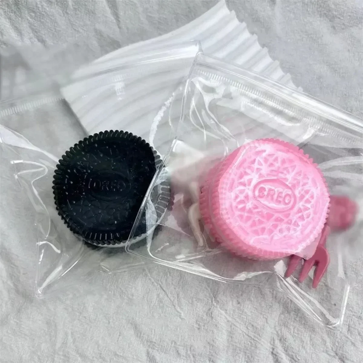 Oreo Cookie Pinch Squishy Toys Oreo Sandwich Cookie Pinch Happy Silicone Gift Super Soft Exhaust Vent Squeeze Toy Christmas Gift