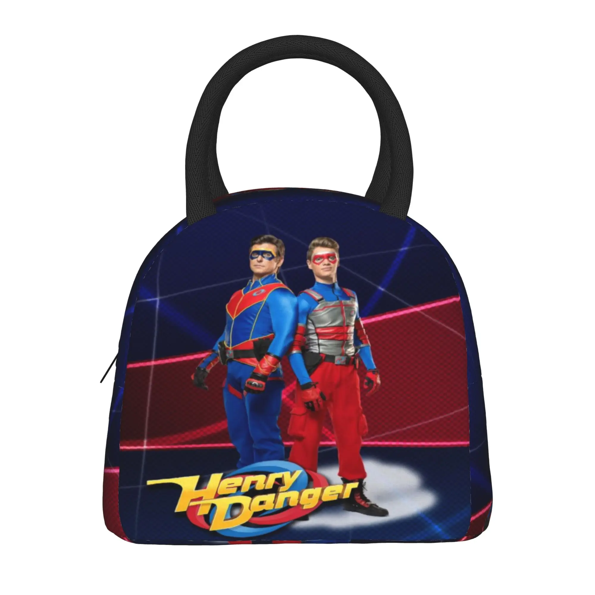 Captain Henry And Kid Danger  Accessories Insulated Lunch Bag For School  Food Container Portable Cooler Thermal Lunch Boxes