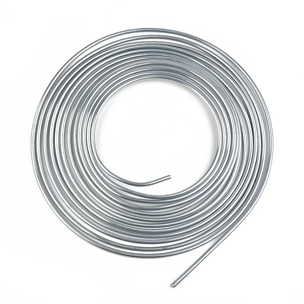 

Hot Sale 25 Ft 3/16 Brake Line Kit Steel Tube Roll Silver Flexible With 16*Fittings Brand New And High Quality