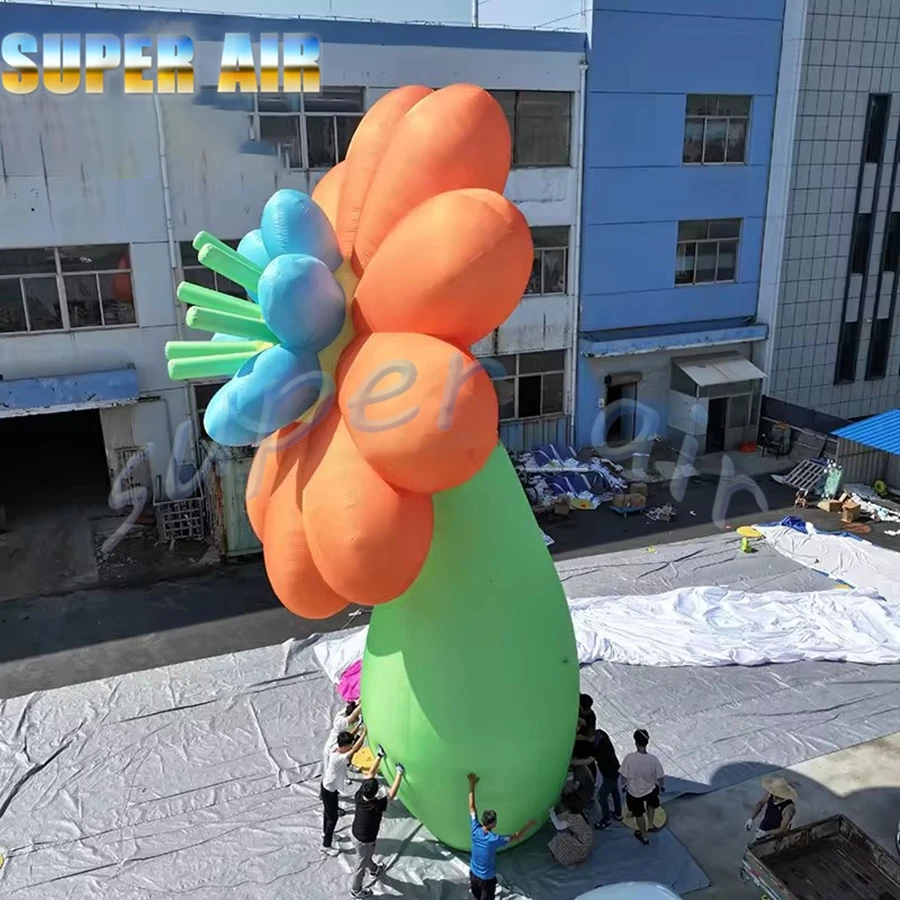 Customized giant inflatable outdoor toy inflatable huge flower for decoration