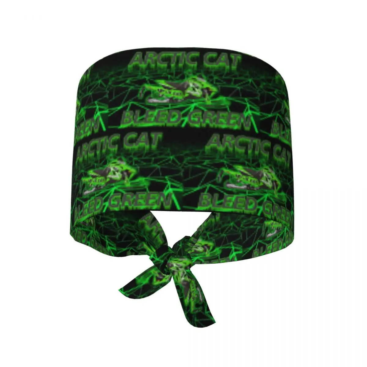 Arctic Cat Scrub Hat Doctor Working Surgical Cap Unisex Adjustable Nursing Caps for Dentist