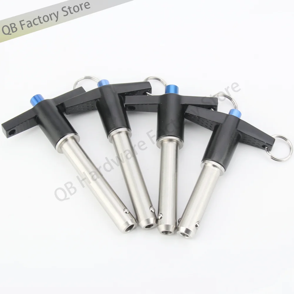 

20pcs DiameterA-0.375 LengthL-2 QB117 Inch Size T-Handle Quick Release Ball Lock Pins