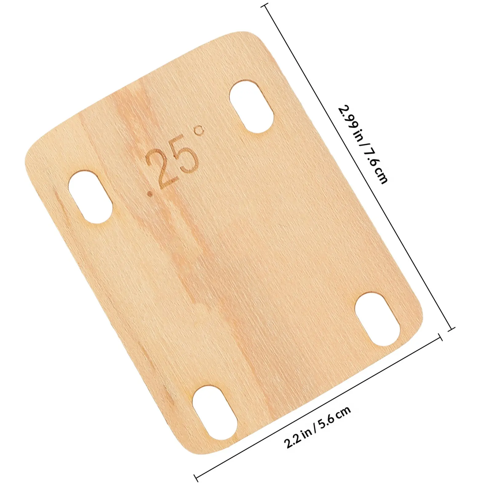 3Pcs Wood Bass Guitar Neck Shims for Neck Relief Adjustment High Density Smooth Surface Non Deforming Long Term Use Replacement
