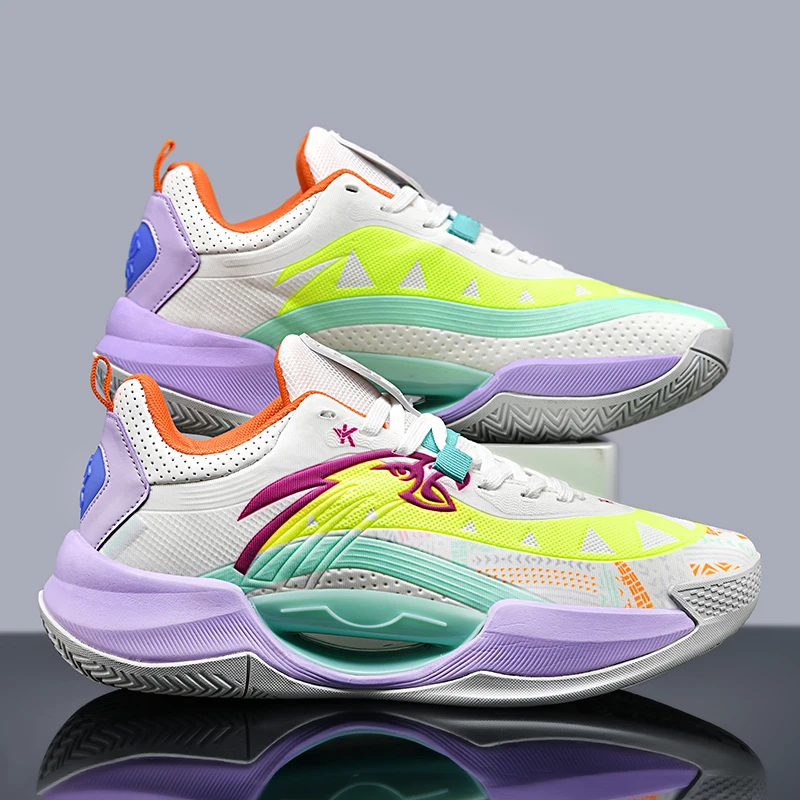

Мужские баскетбольные кроссовки, удобная спортивная обувь с толстой подошвой, впитывающие пот, износостойкие, нескользящие, практичные баскетбольные ботинки
