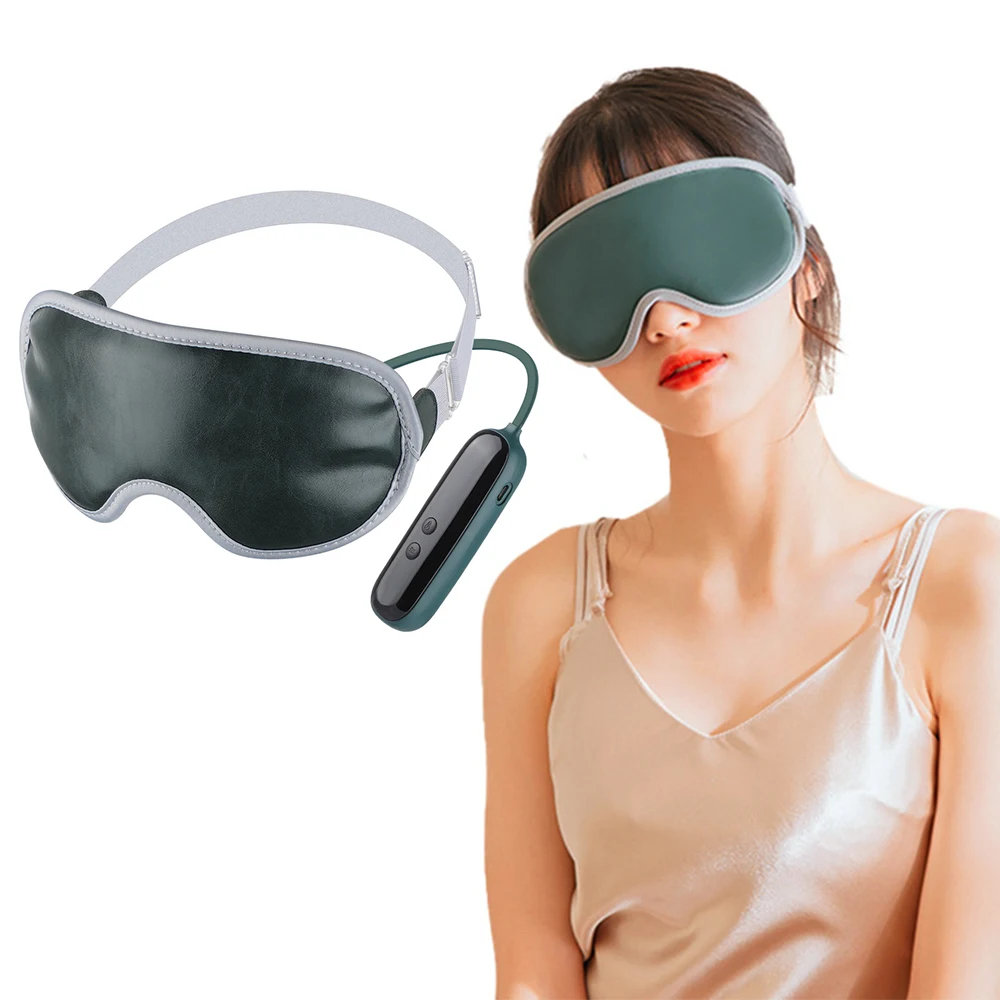 

Remote Control Massage 3D Sleep Goggles Portable Shading Constant Temperature Hot Compress Goggles Closed Regularly Relieve Pain