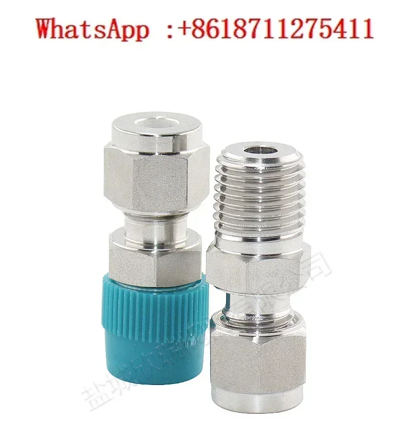 Straight end point, connector Double sleeve NPT connector 316 connector, external thread high pressure