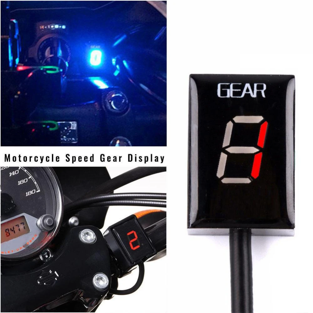 Gear Indicator Motorcycle Digital Gear Display Meter For Suzuki GSX-R1000 GSX1400 SV650 SV1000 V-Strom 650 DL650 DL1000 M109R2