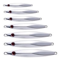 BURLE High Quality Metal Zinc Alloy Metal Jigging Fishing Lure 3D Eyes Fish Fishing Bait Lead Jig Fishing Lure Exquisite