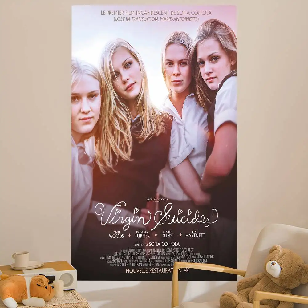 Classic Sofia Coppola Movie The Virgin Suicides Film Colorful Tapestry Wall Hanging Bohemian Wall Tapestries Mandala Wall Art