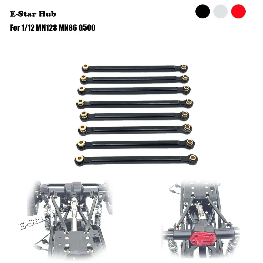 Chassis Fixing Pull Rod for 1/12 MN128 MN86 G500 Metal Upgrade Parts Rc Model Crawler Car Truck Buggy