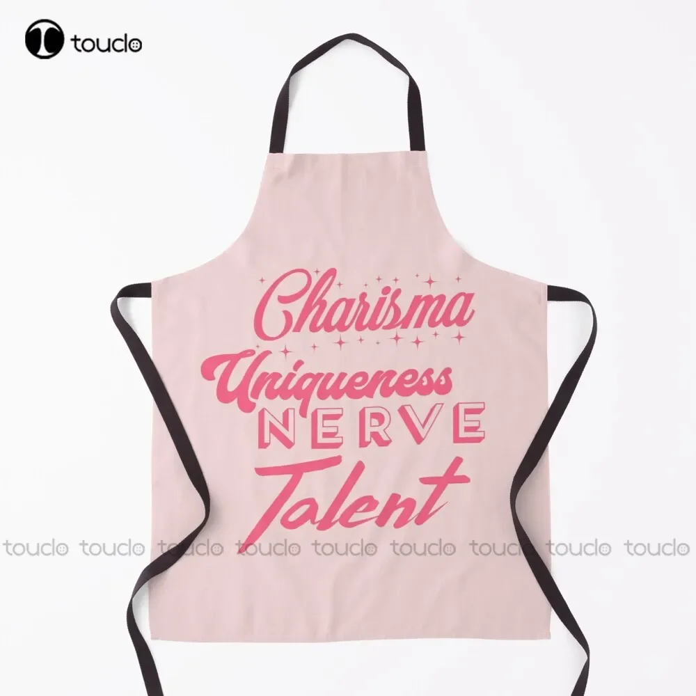

Новый фартук Charisma, Uniqueness, Nerve And Talent, поясной фартук унисекс
