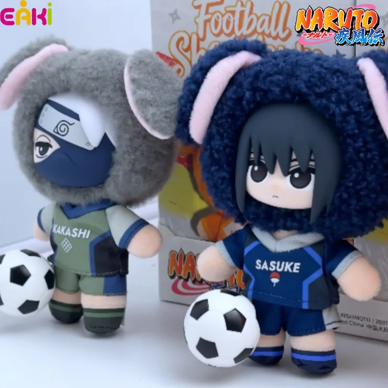 New Genuine Eaki Naruto Shippuden Football Showdown Series Blind Box Uzumaki Naruto Kakashi Doll Pendant Anime Collectible Gift
