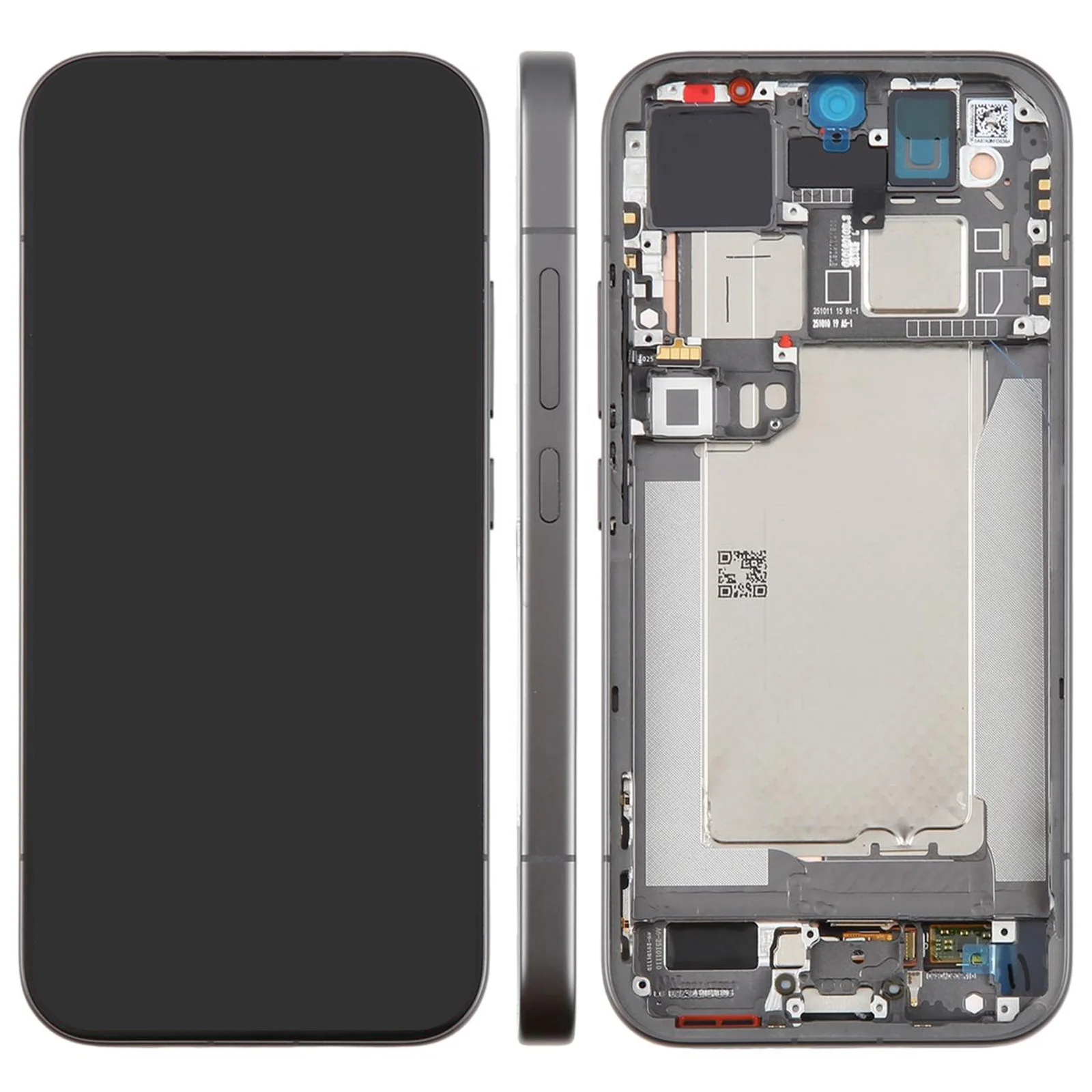 For Xiaomi 17 Pro 25098PN5AC OEM Grade S AMOLED Screen and Digitizer Assembly + Frame (Without Logo) - Black