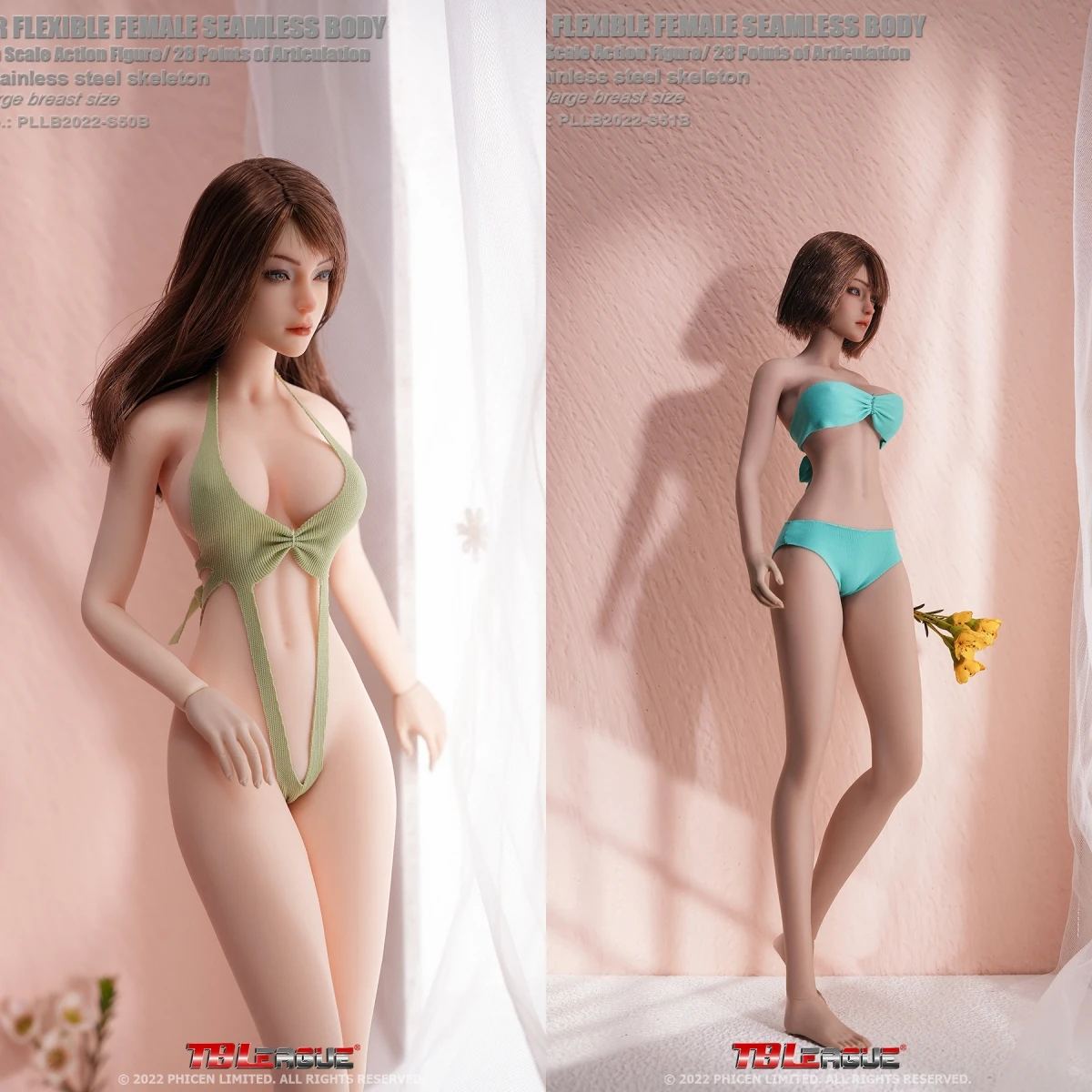 

TBLeague 1/6 S50&S51 Japanese Anime Girl Seamless Flexible Action Figure