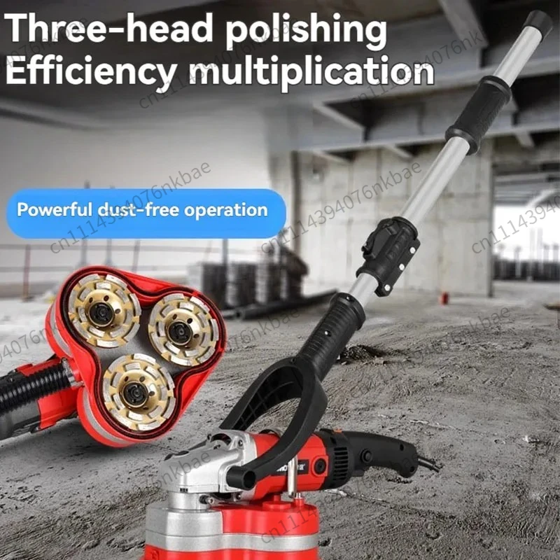 Dust-Free Concrete Wall Rough Grinder Multifunctional Epoxy Floor Grinding Polishing Machine