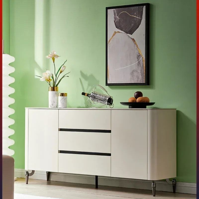 Stenen plaat entreekast modern minimalistisch huis hal locker theekast decoratieve multifunctionele dressoirkast