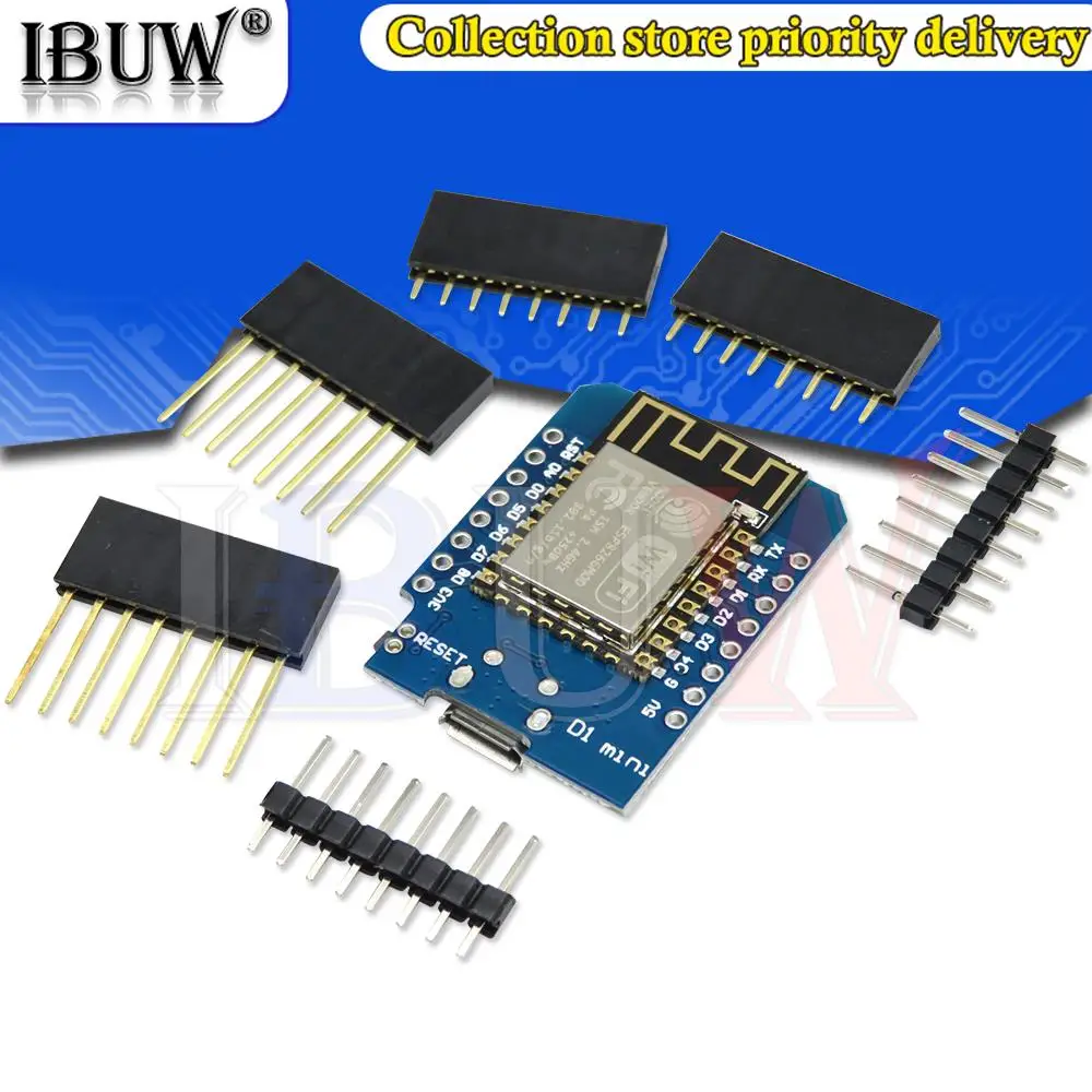 D1 Mini ESP8266 ESP-12F ESP12 Module WiFi Development Board Micro USB 3.3V Based On ESP-8266EX 11 Digital Pin For Arduino
