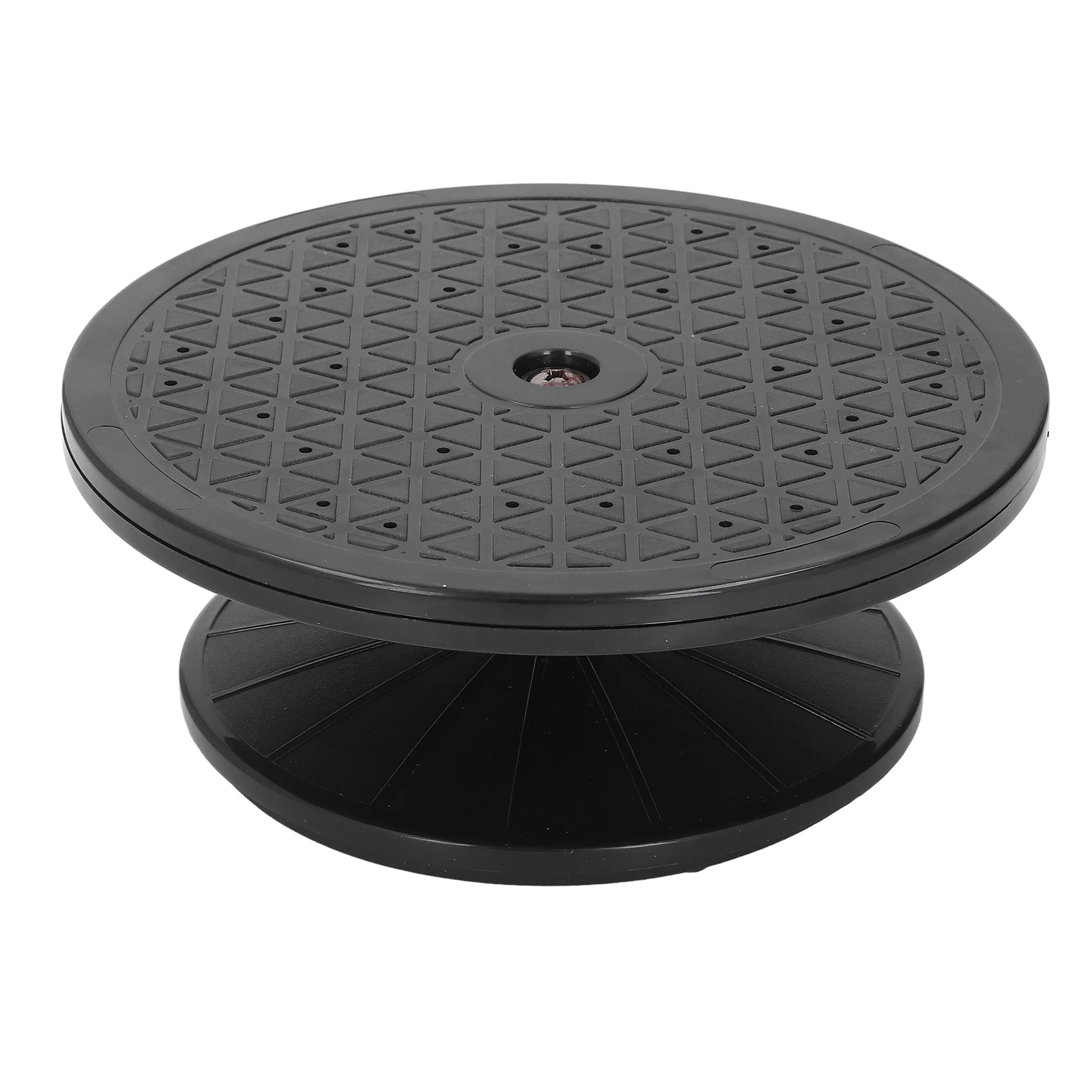 Paint Spray Work Stand Plastic 15lb Load Capacity Versatile Usage Sculpting Turntable Elevated Design for Cake Decorating