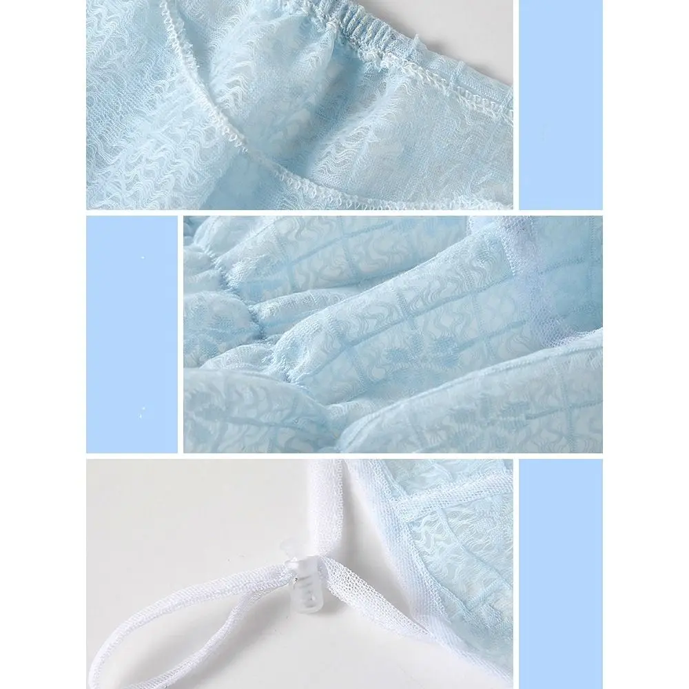 여성용 여름 실크 스카프, 레이스 자외선 차단 베일 페이스 스카프, 자외선 차단 페이스 커버, 자외선 차단 마스크