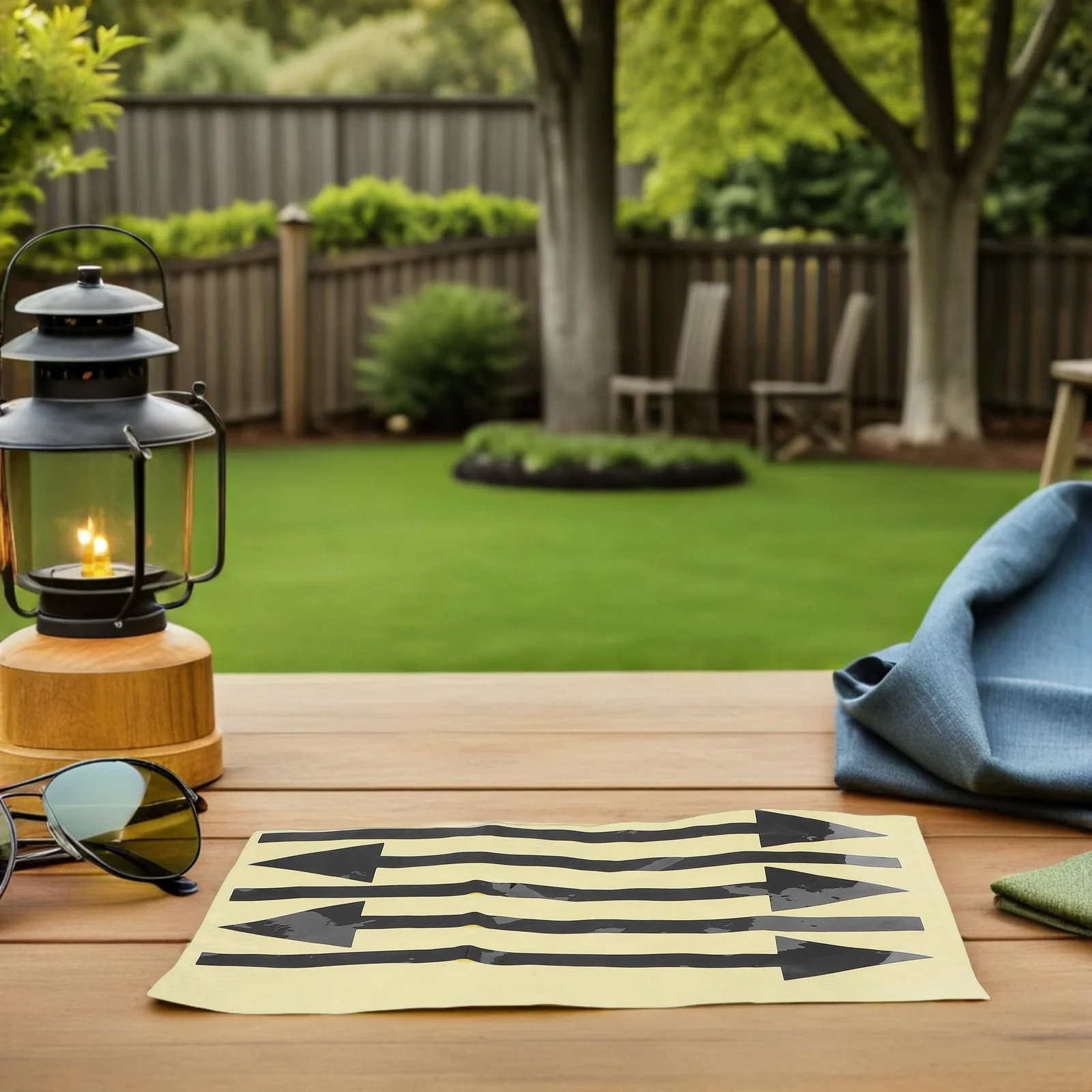 5Pcs Reflective Mailbox Arrow Decals Self-Adhesive Waterproof Directional Stickers Outdoor High Visibility Night Safety