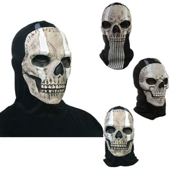 Seton planchers y mesurost Skull Cosplay Mask, Latex, Sports, Outdoor Game, Full Face Modules, Halloween, Unisex, Call Of Duty