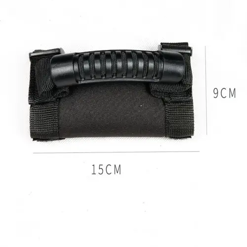 Imagen 2 del producto 2 manijas de agarre UTV negras, manijas de nailon resistente UTV aptas para Polaris RZR, Can-Am X3, Kawasaki Mule Teryx, Talon