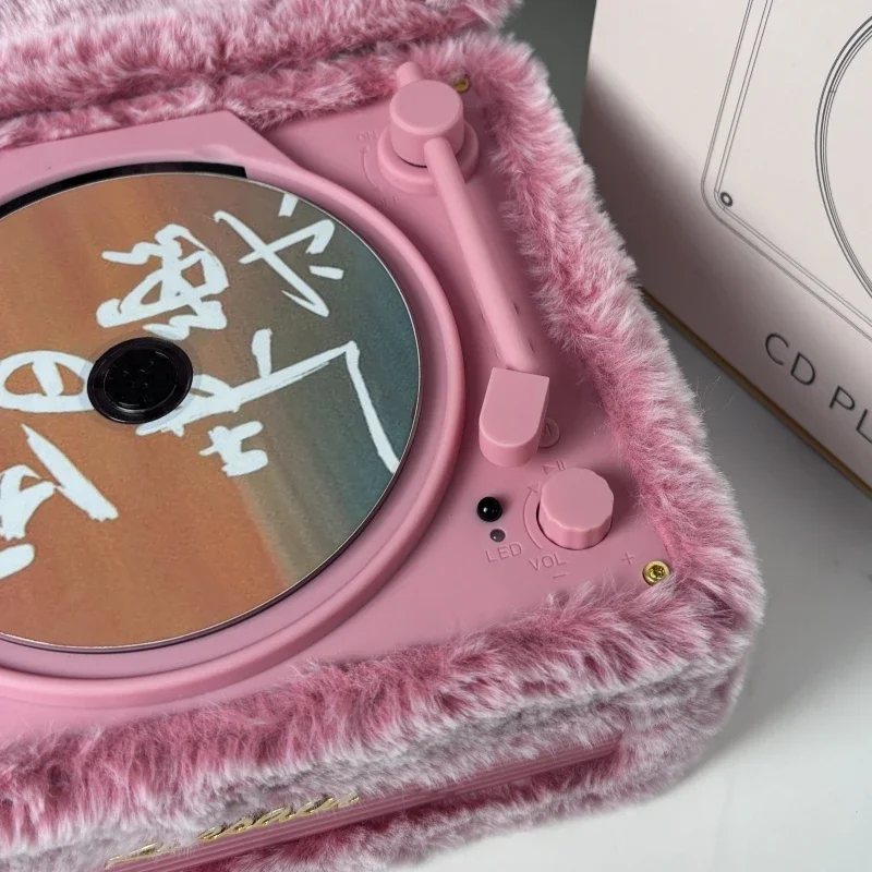 Cd Player Enthusiast Album Player Retro CD Player Bluetooth Speakers Music CD CD Player Modeling HI-FI Lover's Birthday Gift