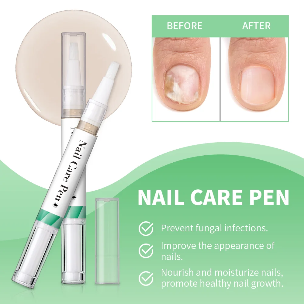 Nail Care Polish Mild Ingredients Prevent Damaged Nail Bed Treat Onychomycosis Nail Repair Pen For Nail Beauty Health Care Tools