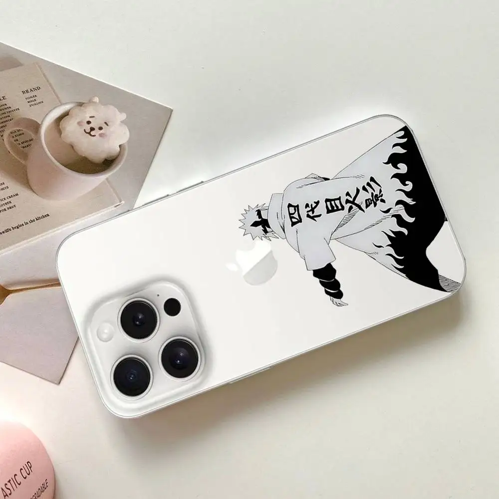 حافظة هاتف لطيفة N-Namikazes Minatos لهاتف آيفون متوافقة مع 16 16 15 12 11 13 14 Pro Max XR XS Max X Plus شفافة Co