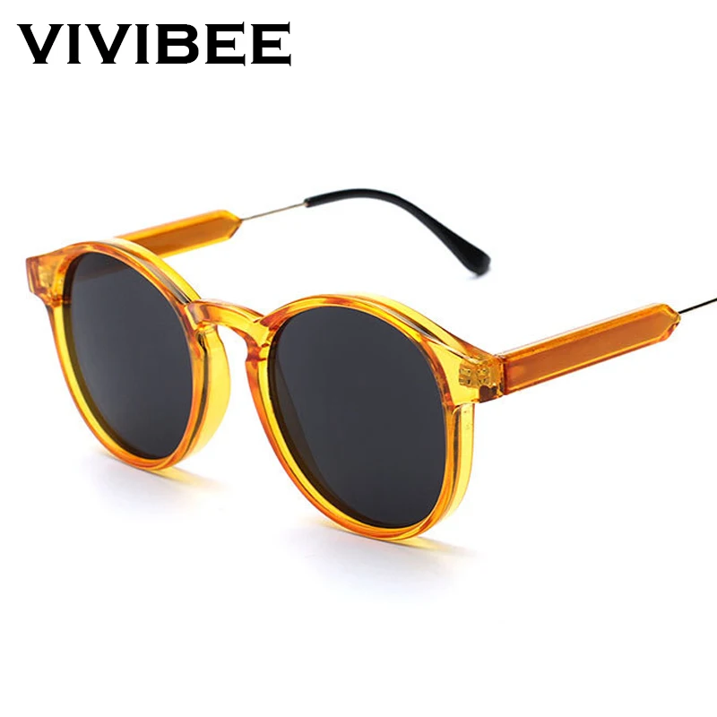 VIVIBEE, gafas de sol cuadradas Vintage transparentes góticas para mujer, gafas de sol redondas de los años 90, productos de tendencia 2025, gafas