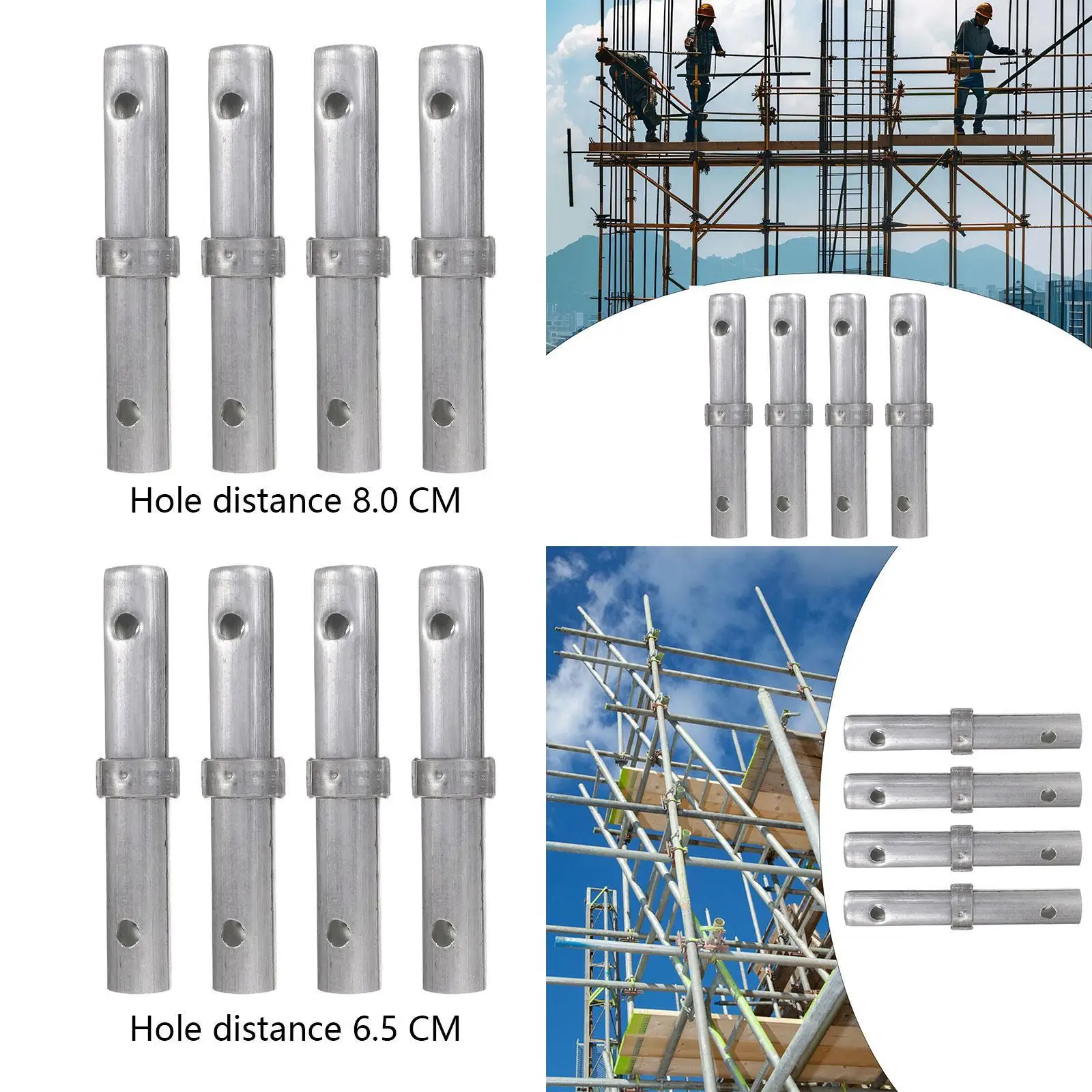 Scaffolding Connecting Rod Scaffolding Coupling Pin Professional Scaffolding Equipment Practical Sturdy Locking Pin Accessory