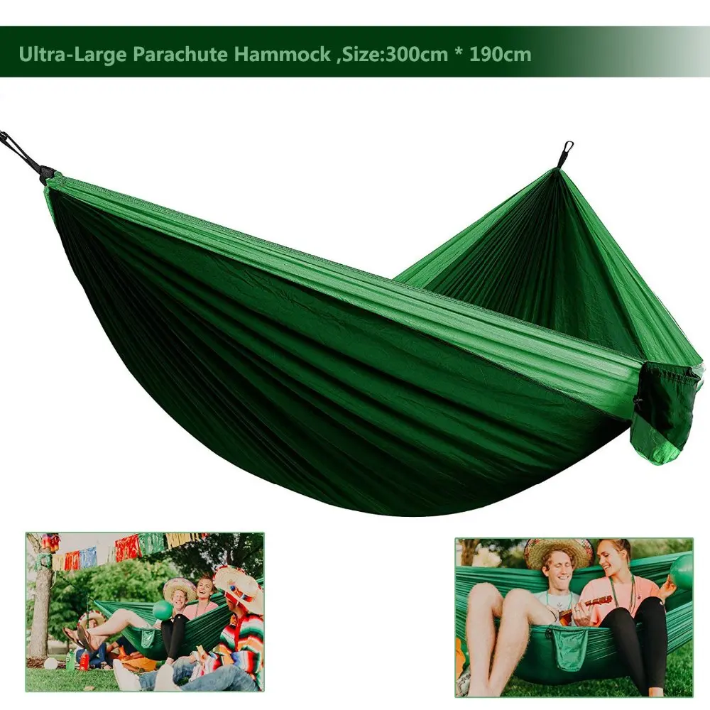 

Parachute Double Hammock Camping Survival Garden Hunting Leisure Hamac Travel Double Person Hamak Ramac