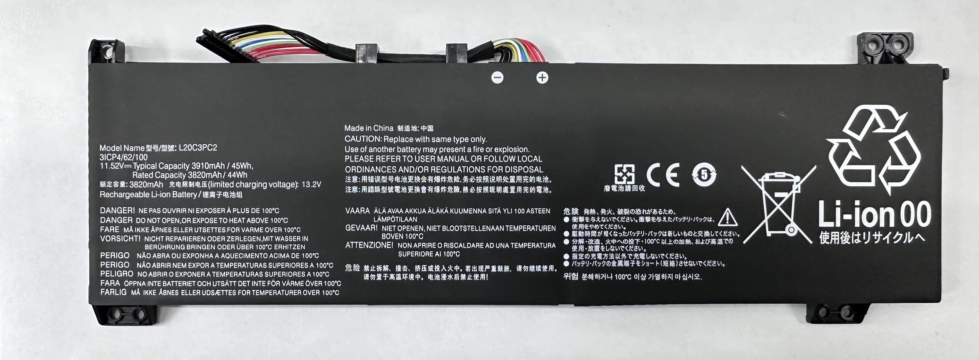 

L20C3PC2 L20M3PC2 L20D3PC2 Laptop battery For Lenovo Ideapad Gaming 3 15ACH6 15IHU6 82K1 82K2 for Legion 5-15ITH6H Laptop 82JH