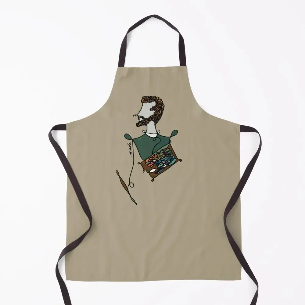 

[ the  vincent ] Apron Home Supplies nail tech supplies Kitchens For Men For Woman Apron