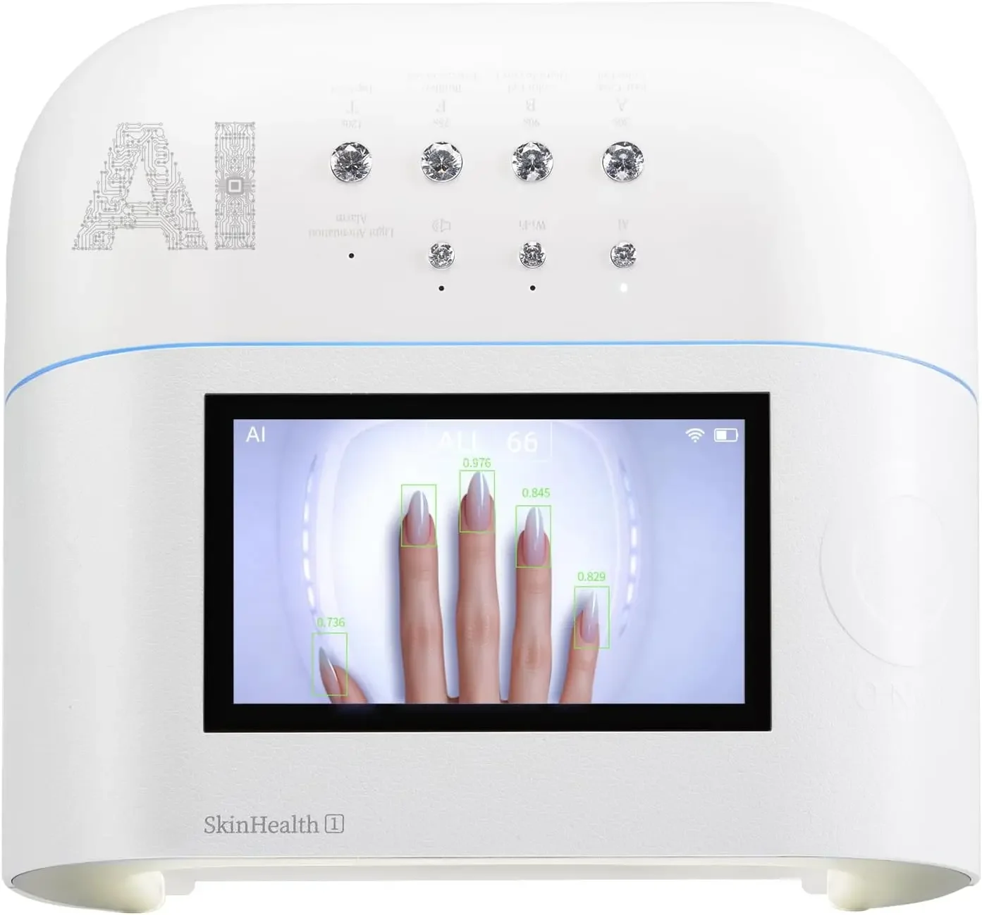 

AI UV LED Nail Lamp with Smart Precision Scan, 109 LEDs, Fast Curing for Salon & Home