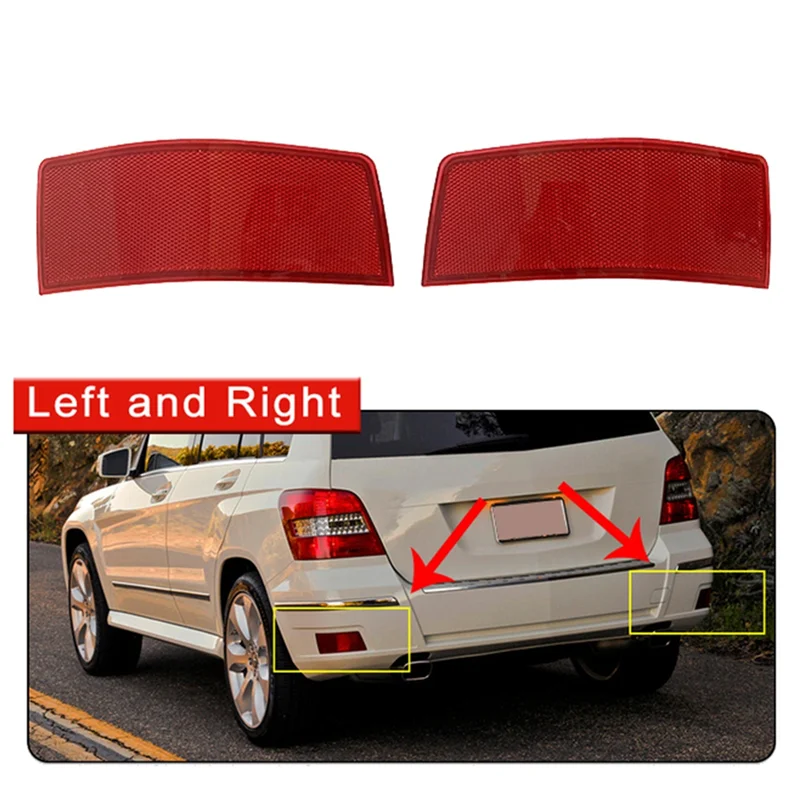 Right Rear Bumper Reflector Light Trim A2048200174 for Mercedes-Benz GLK-Class W204/X204 GLK250 GLK300 GLK350 2008-2012