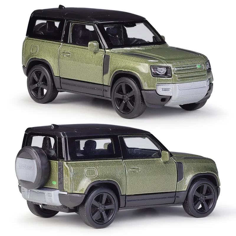 1/36 Land Rover Defender Range Rover Sport Toy Car Model For Children Welly Diecast Metal Miniature Collection Gift For Boys Kid